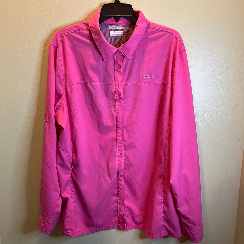 Women’s Columbia long sleeve shirt, PFG